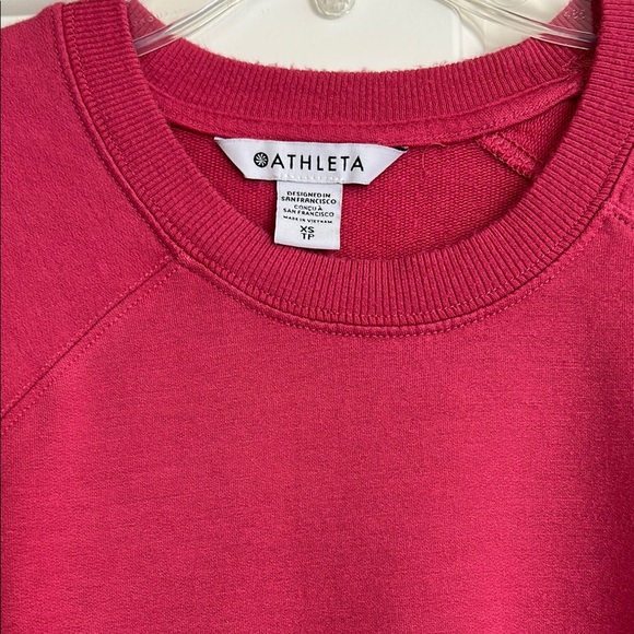 Athleta Pink Crew Neck Sweater - Picture 4 of 4